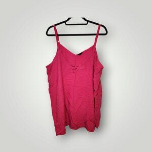 Torrid size 2 pink Sophie Challis Lattice Cami